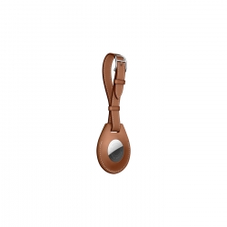 Wiwu Airtag Calfskin Bagaj Etiketi Kahverengi