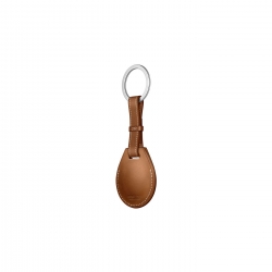 Wiwu Airtag Calfskin Anahtarlık Kahverengi