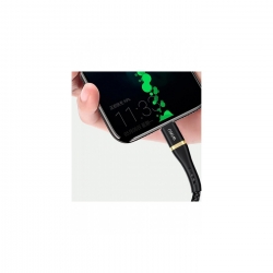 Wiwu Ed-104 3In1 3A Usb Şarj Ve Data Kablosu 1.2M Siyah