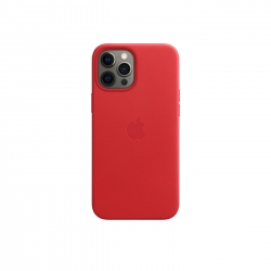 iPhone 12 Pro Max için MagSafe özellikli Deri Kılıf - (PRODUCT)RED