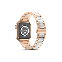 Wiwu 38-40Mm Rose Gold White Metal Kordon