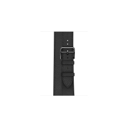 Apple Watch Hermès - 40 mm Double Tour Noir Swift Deri