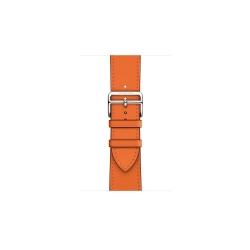 Apple Watch Hermès - 44 mm Simple Tour Orange Swift Deri