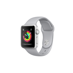 Apple Watch Series 3 GPS 38 mm Gümüş Rengi Alüminyum Kasa ve Beyaz Spor Kordon