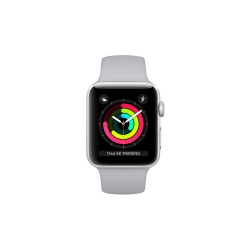 Apple Watch Series 3 GPS 42 mm Gümüş Rengi Alüminyum Kasa ve Beyaz Spor Kordon