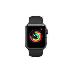 Apple Watch Series 3 GPS 42 mm Uzay Gri Alüminyum Kasa ve Siyah Spor Kordon