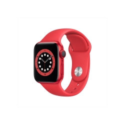 Apple Watch Series 6 Product(RED) Rengi Alüminyum Kasa ve Spor Kordon 40mm