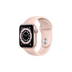 Apple Watch Series 6 Altın Rengi Alüminyum Kasa ve Spor Kordon 40mm