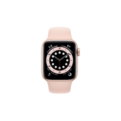 Apple Watch Series 6 Altın Rengi Alüminyum Kasa ve Spor Kordon 40mm