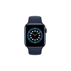 Apple Watch Series 6 Mavi Rengi Alüminyum Kasa ve Spor Kordon 40mm