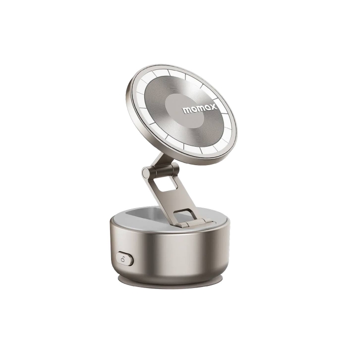 Momax KH20 Otomatik Vakumlu Manyetik Telefon Standı Titanyum