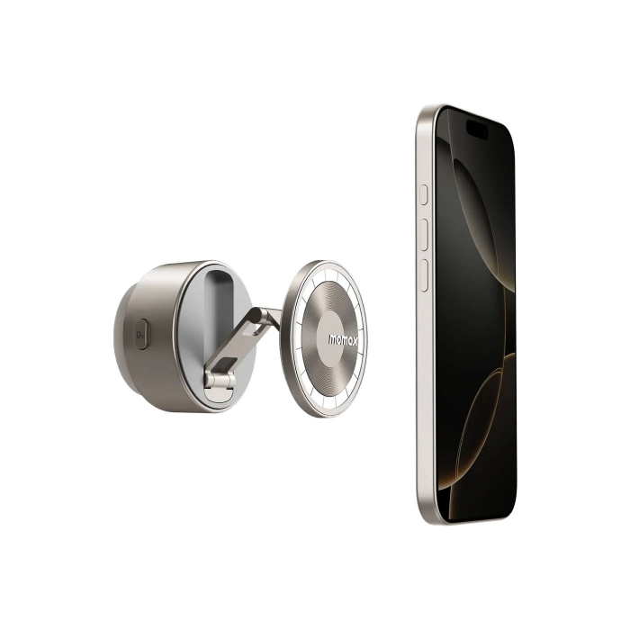 Momax KH20 Otomatik Vakumlu Manyetik Telefon Standı Titanyum