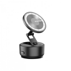 Momax KH20 Otomatik Vakumlu Manyetik Telefon Standı Siyah