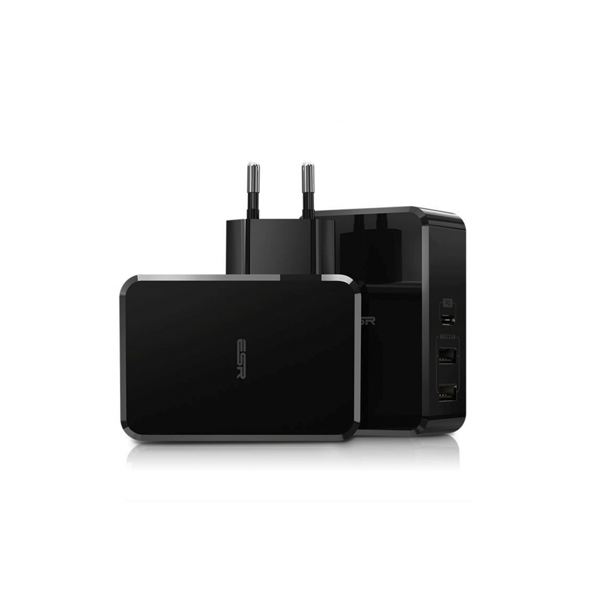 Esr 41W USB-C + 2 USB-A Hızlı Şarj Cihazı Siyah, 3A17XL0068, 41W USB-C ...