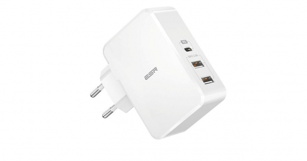 Esr 41W USB-C + 2 USB-A Hızlı Şarj Cihazı Beyaz, 3A17XL0069, 41W USB-C ...