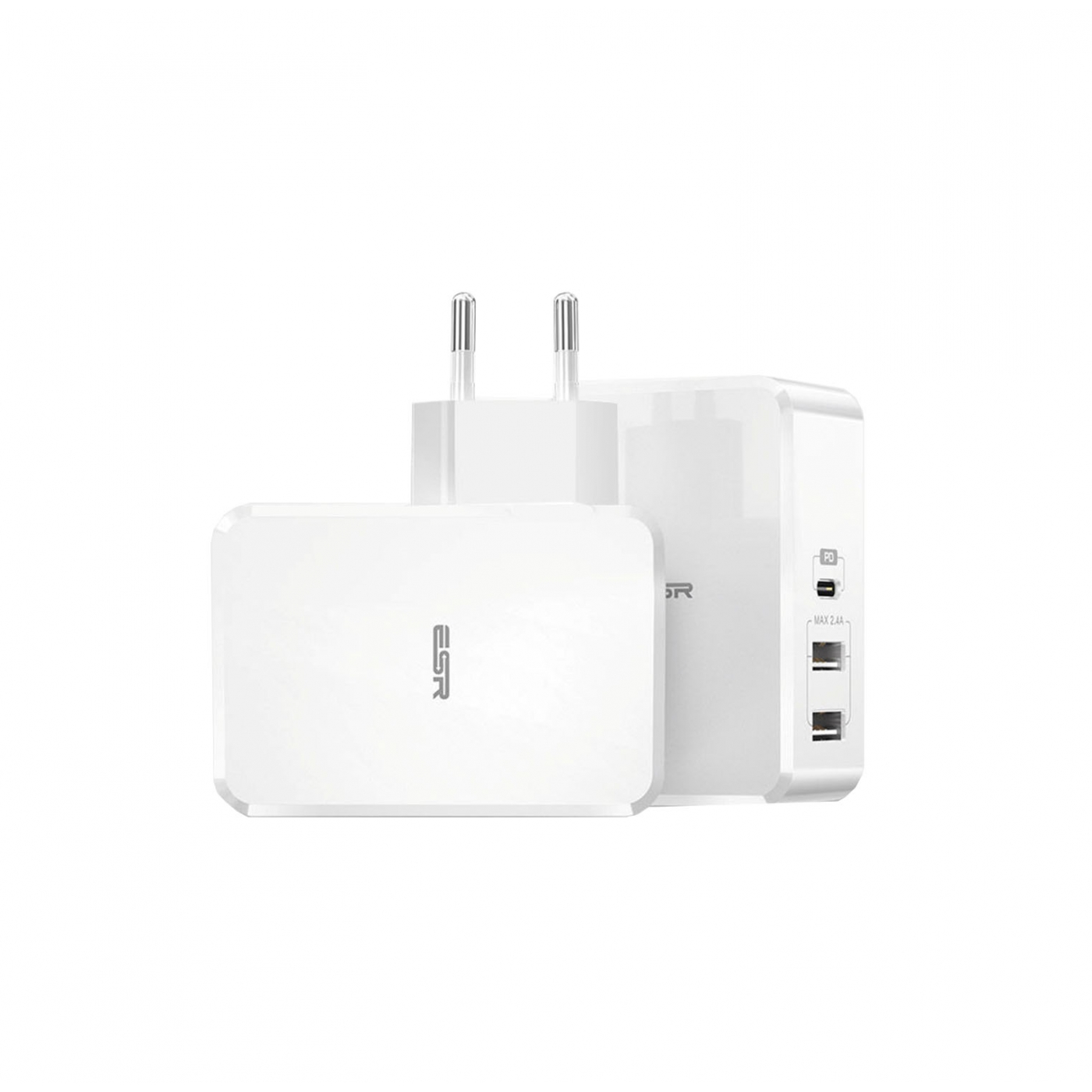 Esr 41W USB-C + 2 USB-A Hızlı Şarj Cihazı Beyaz, 3A17XL0069, 41W USB-C ...