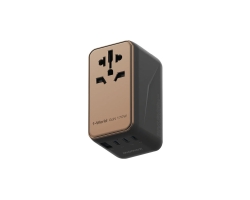 Momax 170W PD 4 Ports + Ac World Travel Hızlı Şarj Cihazı Titanyum