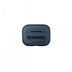 SkinArma Spunk Airpods Pro 2 Kılıf PU Deri Mavi