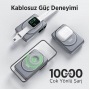 Bix Tpb16 10.000mah 6in1 Manyetik Oled Ekranlı Magsafe Powerbank Gri Bix Tpb16 10.000mah 6in1 Manyetik Oled Ekranlı Magsafe Powerbank Gri