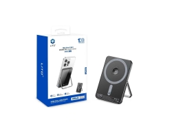 Lito LP03 5.000mah 15W Ultra Ai 5’i 1 Arada Manyetik Powerbank Siyah