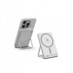 Lito LP03 5.000mah 15W Ultra Ai 5’i 1 Arada Manyetik Powerbank Beyaz
