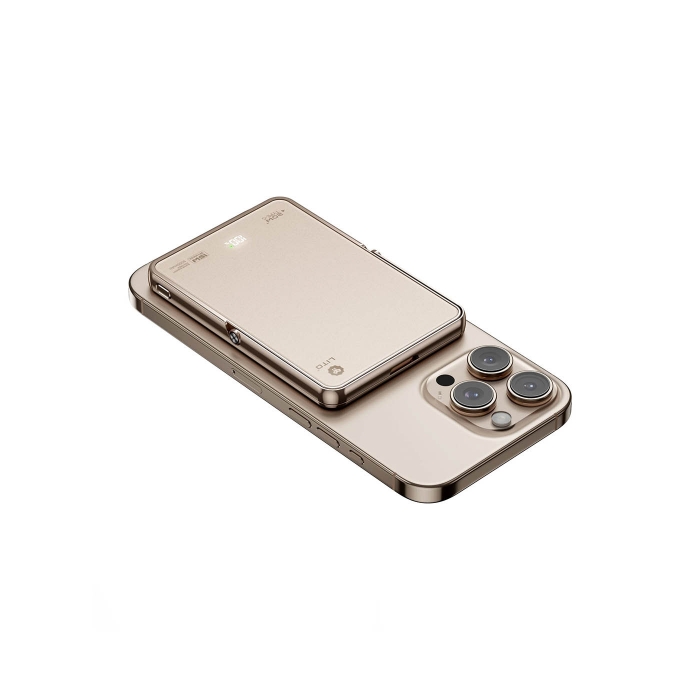 Lito LP03 5.000mah 15W Ultra Ai 5’i 1 Arada Manyetik Powerbank Çöl Titanyum Lito LP03 5.000mah 15W Ultra Ai 5’i 1 Arada Manyetik Powerbank Çöl Titanyum