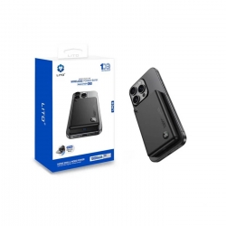 Lito LP08 10.000mah Slim Göstergeli Magsafe Powerbank Siyah