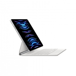 iPad Air 13 inç (M2, M3) için Magic Keyboard Türkçe Q Klavye Beyaz - MJQL3TQ/A