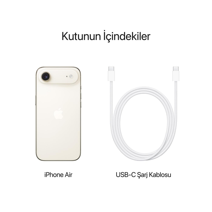 iPhone Air 256 GB Uçuk Altın Rengi MG2N4TU/A iPhone Air 256 GB Uçuk Altın Rengi MG2N4TU/A