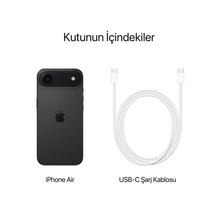 iPhone Air 512 GB Uzay Siyahı MG2Q4TU/A
