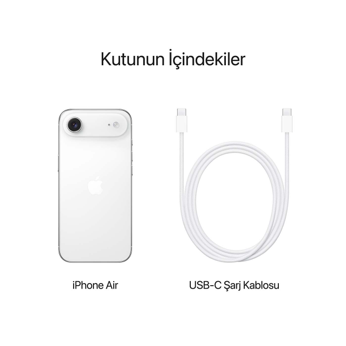 iPhone Air 512 GB Pamuk Beyazı MG2T4TU/A iPhone Air 512 GB Pamuk Beyazı MG2T4TU/A