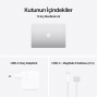 MacBook Air 13.6 inch 10CPU 8GPU M5/16GB/512GB Gümüş MDH74TU/A