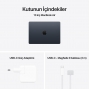 MacBook Air 13.6 inch 10CPU 10GPU M5/24GB/1TB Gece Yarısı MDHG4TU/A