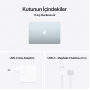 MacBook Air 13.6 inch 10CPU 8GPU M5/16GB/512GB Gök Mavisi MDHH4TU/A