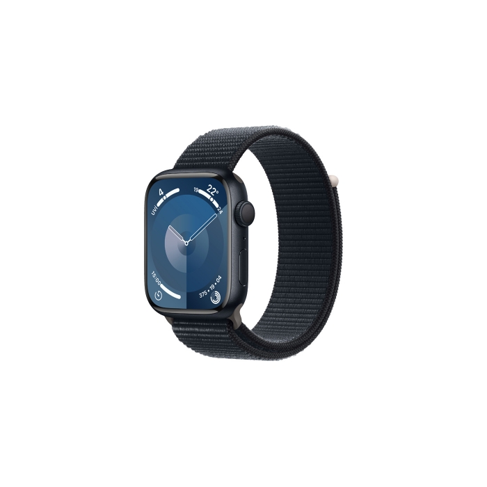 Watch 9 GPS+Cellular 41mm Gece Yarısı Alüminyum Kasa ve Gece Yarısı Spor Loop Kordon MRHU3TU/A Watch 9 GPS+Cellular 41mm Gece Yarısı Alüminyum Kasa ve Gece Yarısı Spor Loop Kordon MRHU3TU/A