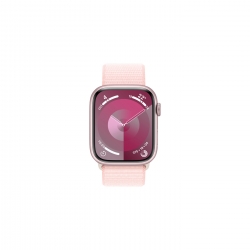 Watch 9 GPS+Cellular 41mm Pembe Alüminyum Kasa ve Uçuk Pembe Spor Loop Kordon MRJ13TU/A