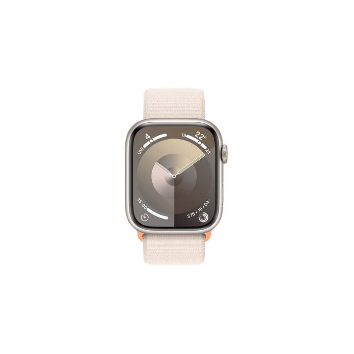Watch 9 GPS+Cellular 45mm Yıldız Işığı Alüminyum Kasa ve Yıldız Işığı Spor Loop Kordon MRMA3TU/A Watch 9 GPS+Cellular 45mm Yıldız Işığı Alüminyum Kasa ve Yıldız Işığı Spor Loop Kordon MRMA3TU/A