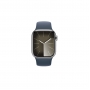 Watch 9 GPS+Cellular 45mm Gümüş Paslanmaz Çelik Kasa ve Fırtına Mavisi Spor Kordon M/L MRMP3TU/A Watch 9 GPS+Cellular 45mm Gümüş Paslanmaz Çelik Kasa ve Fırtına Mavisi Spor Kordon M/L MRMP3TU/A