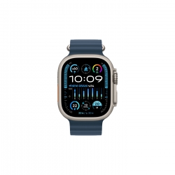 Watch Ultra 2 Natürel Titanyum Kasa ve Mavi Ocean Kordon MREG3TU/A
