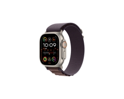 Watch Ultra 2 Natürel Titanyum Kasa ve Indigo Alpine Loop Küçük Boy MRER3TU/A