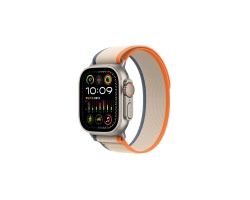 Watch Ultra 2 Natürel Titanyum Kasa ve Turuncu/Bej Trail Loop M/L MRF23TU/A