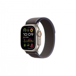 Watch Ultra 2 Natürel Titanyum Kasa ve Mavi/Siyah Trail Loop M/L MRF63TU/A